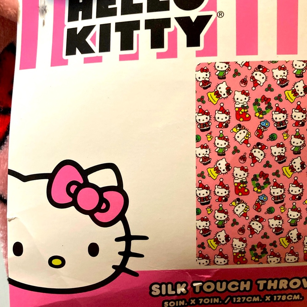 Hello Kitty Silk Touch Plush Throw